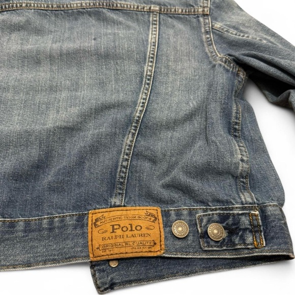 Stylish Blue Denim Jacket polo women size medium - Picture 5 of 7
